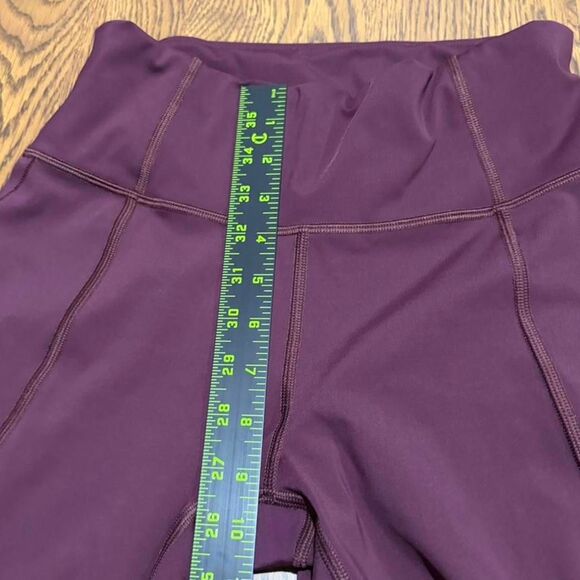 Athleta Women's Burgundy and Purple Leggings - Picture 4 of 7
